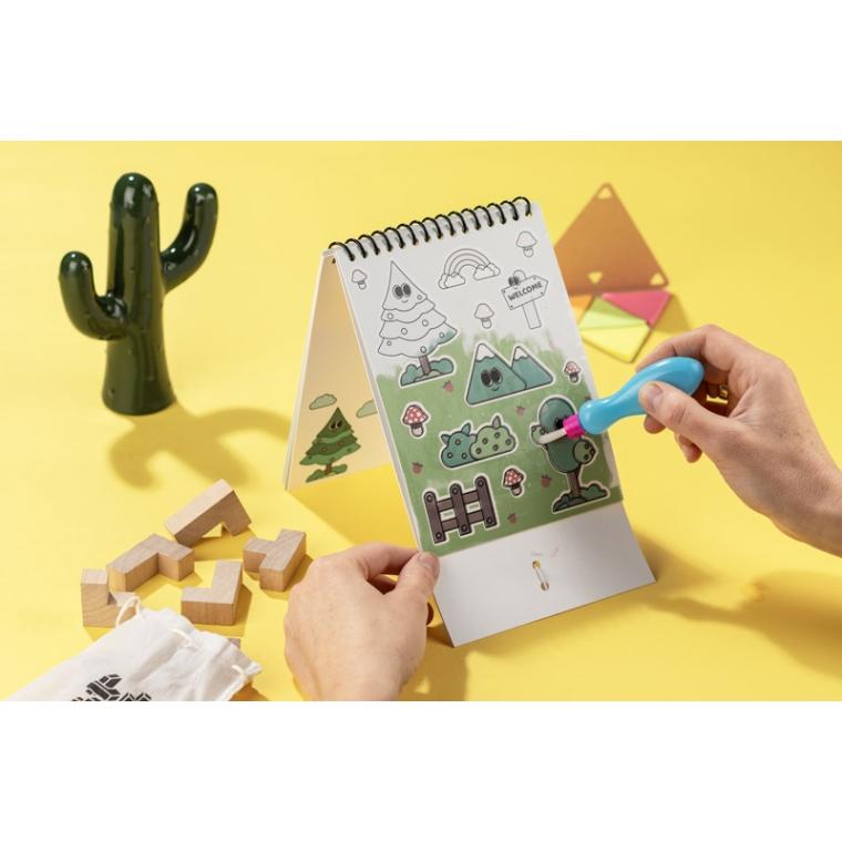 Carte de colorat cu apă KIDDO Multicolor