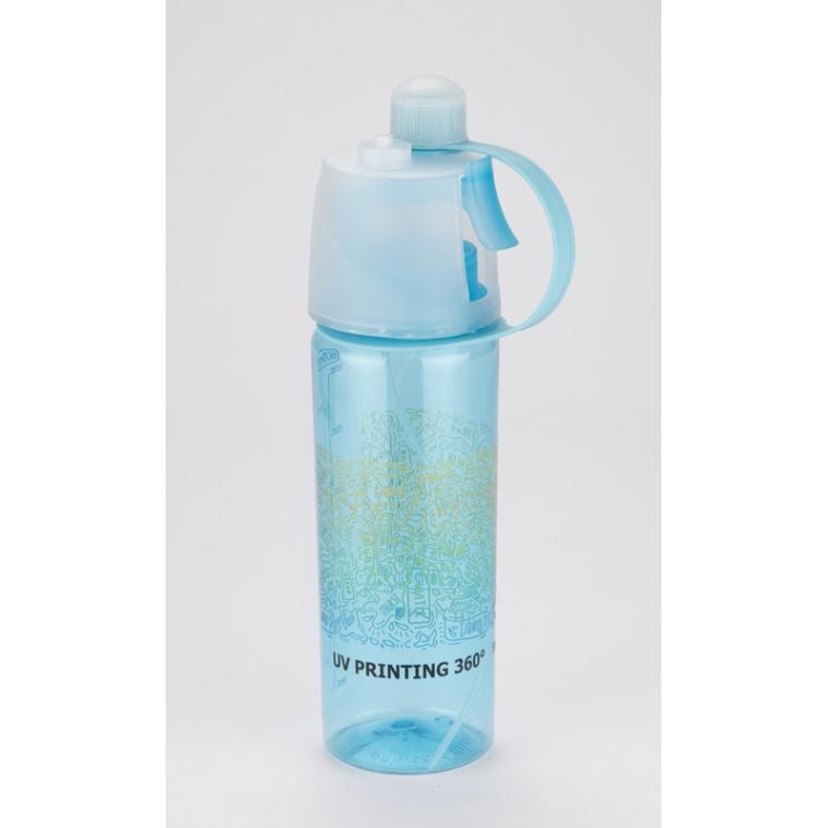 Sticlă cu pulverizator SPRAY 600 ml Albastru