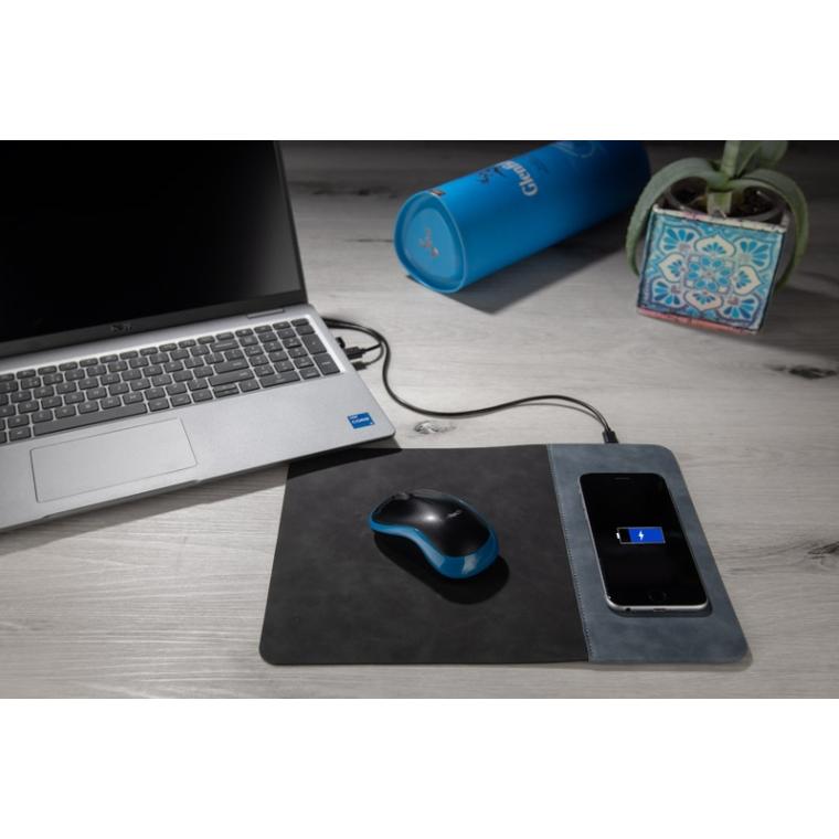 Mousepad cu încărcare wireless ENERGO 15W Bleumarin
