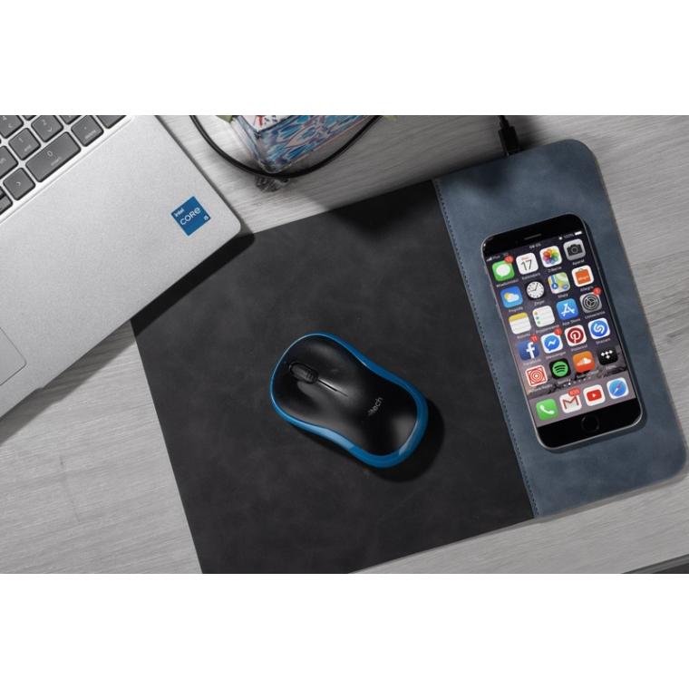 Mousepad cu încărcare wireless ENERGO 15W Bleumarin