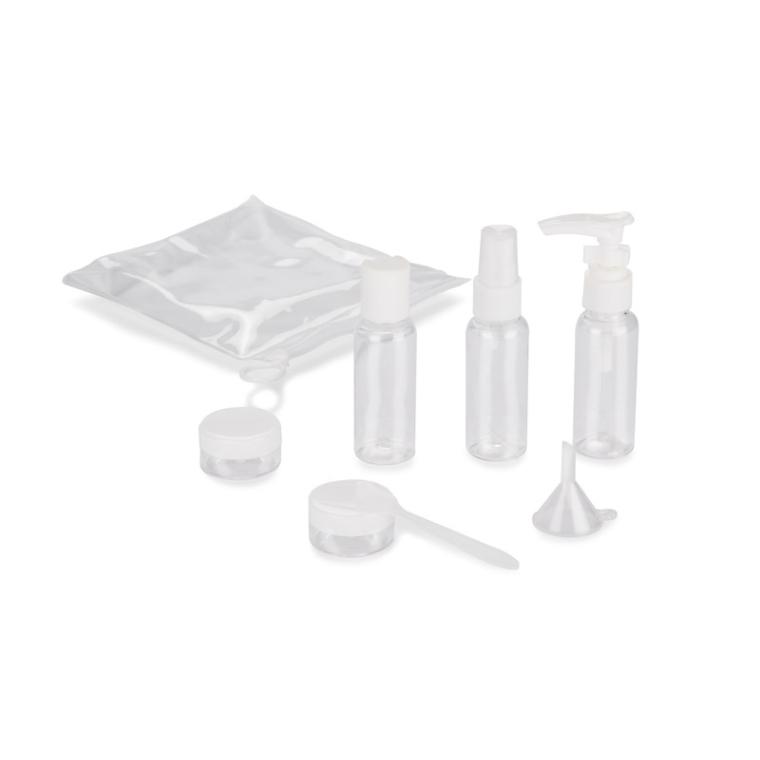 Set sticle de voiaj AIRO Alb