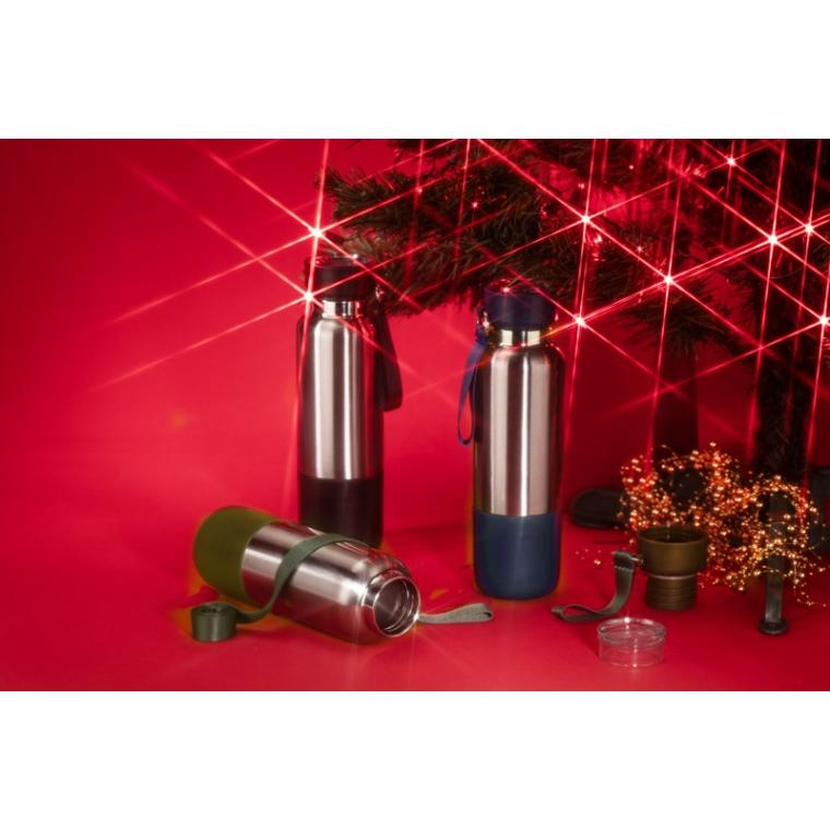 Sticlă termică cu curea RON 500 ml Negru