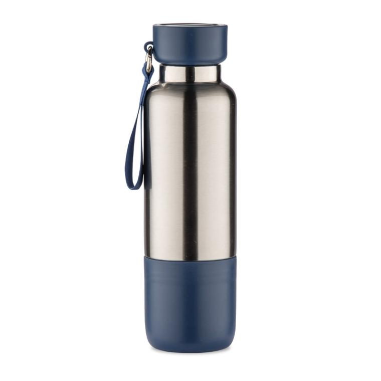 Sticlă termică cu curea RON 500 ml Bleumarin