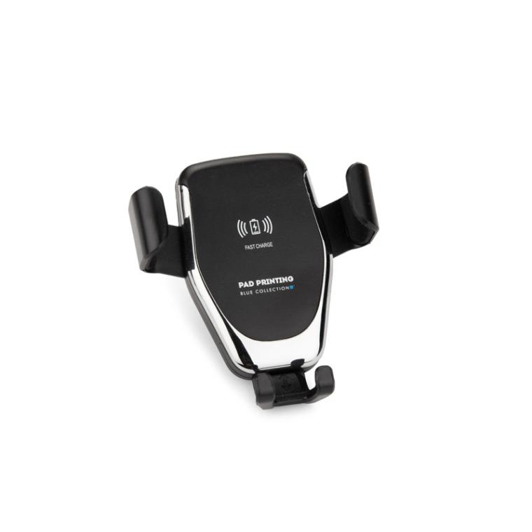 Suport auto pentru telefon cu încărcare wireless GARI 15W USB-C Negru