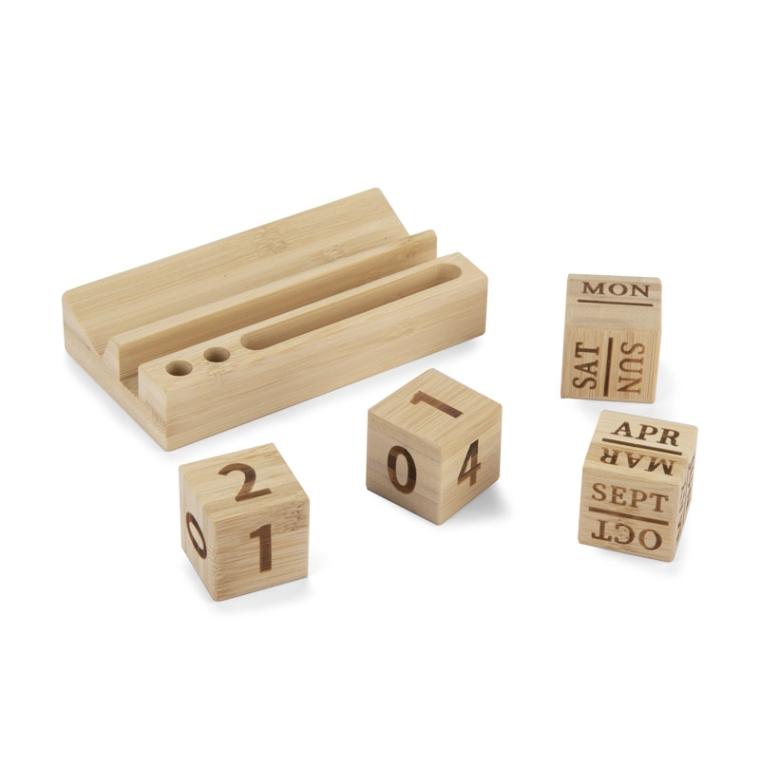 Calendar din bambus NEN Natural