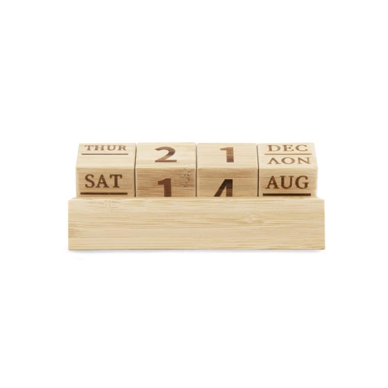 Calendar din bambus NEN Natural