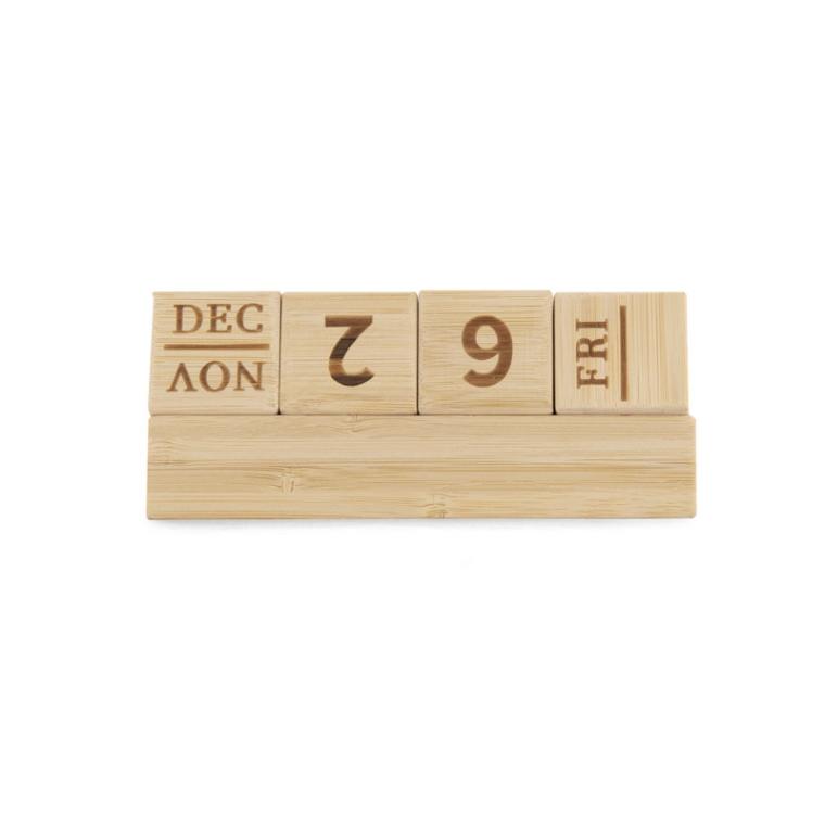 Calendar din bambus NEN Natural