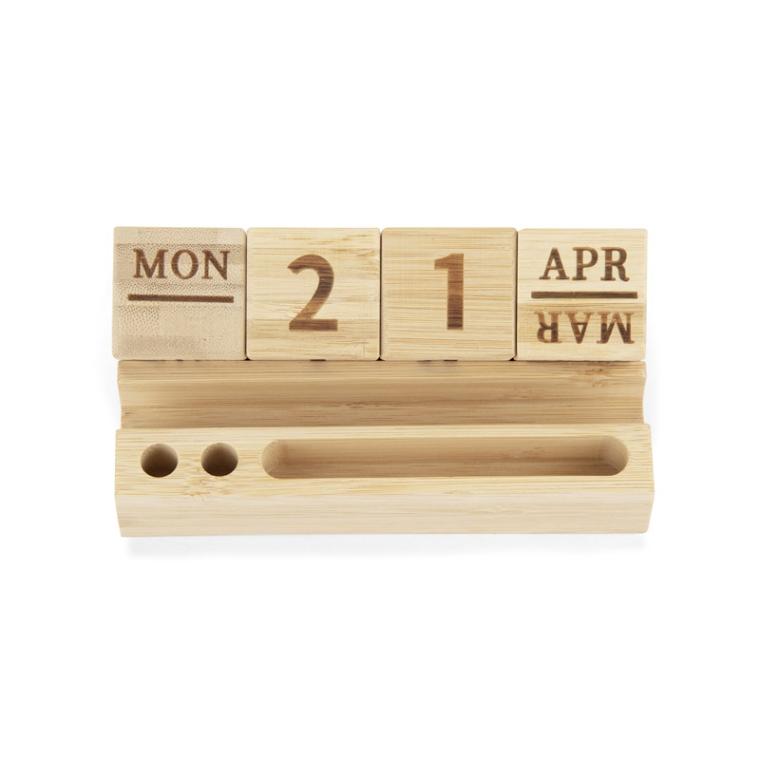 Calendar din bambus NEN Natural