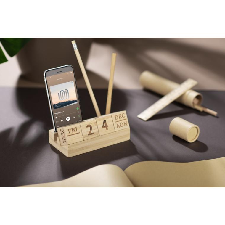 Calendar din bambus NEN Natural