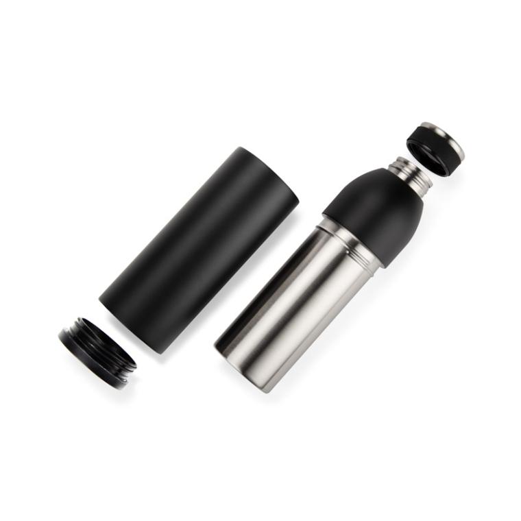 Sticlă termică DUAL 550 ml Negru
