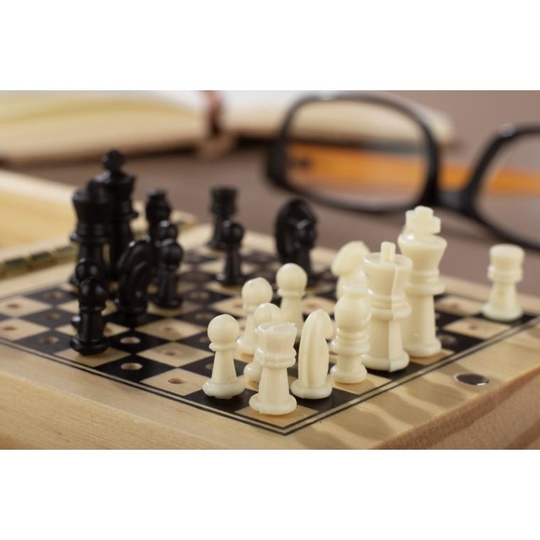 Set de șah din lemn ILDE Natural