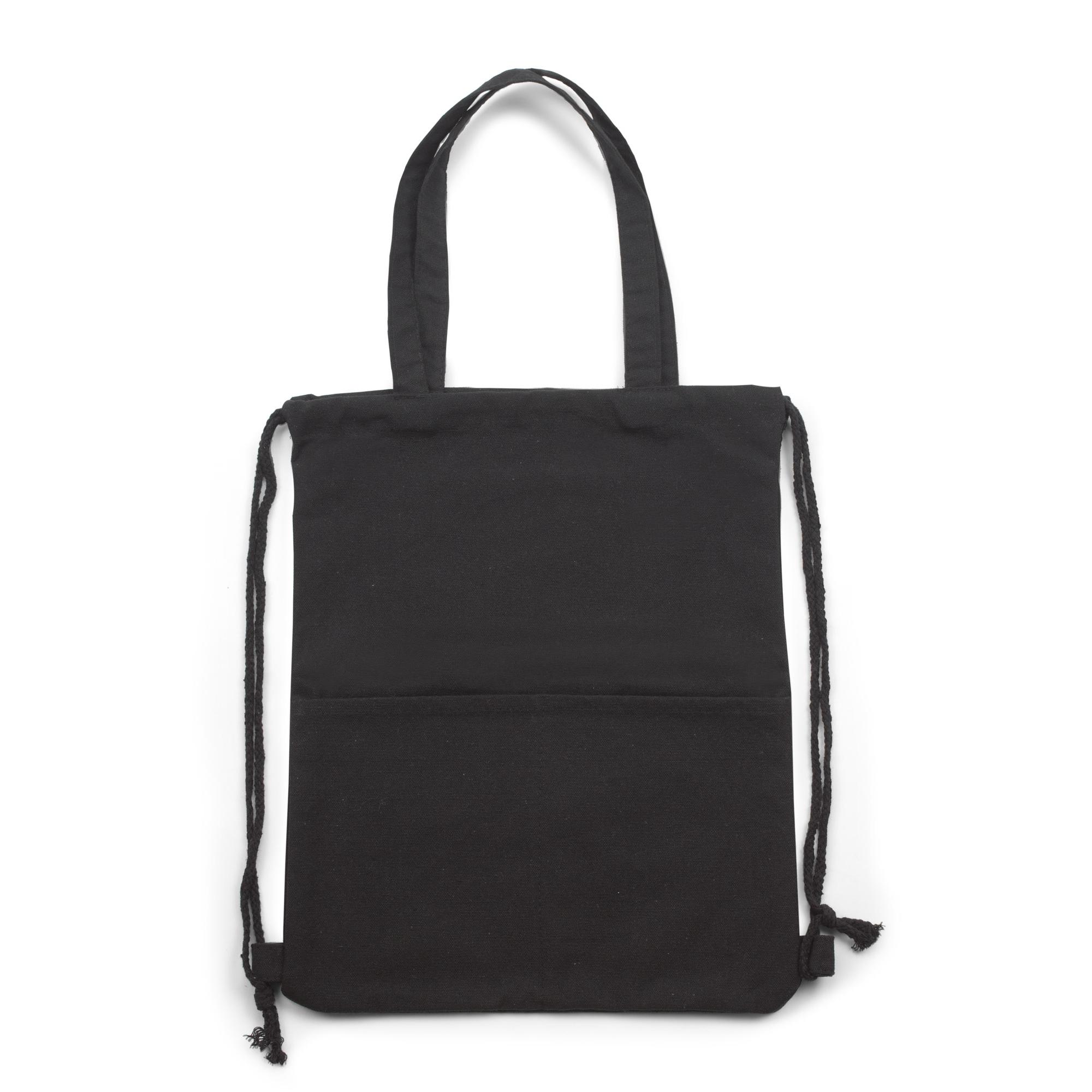 Sac cu șnur Pamuk Negru