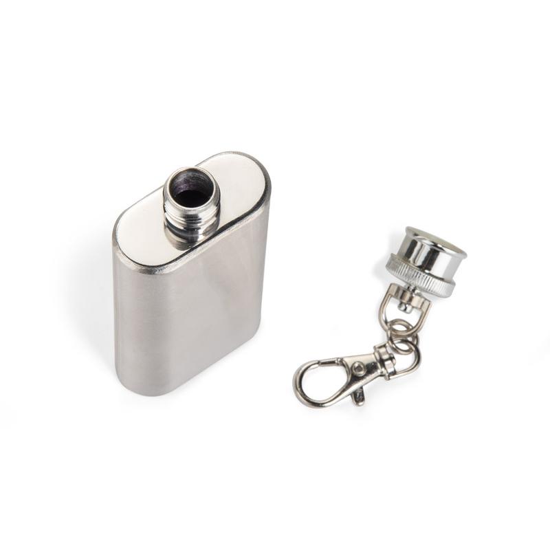 Breloc ploscă Flasik 50 ml Argintiu