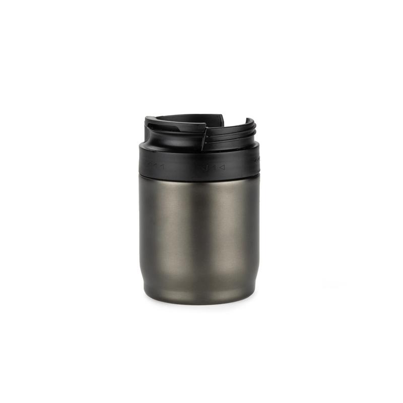 Sticlă de călătorie Drinno 500 + 200 ml Gri carbon