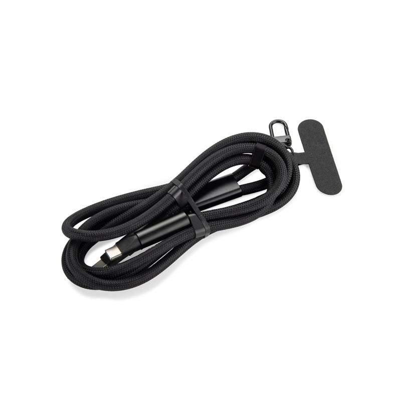 Șnur pentru telefon cu funcție de încărcare 60W Chard Negru