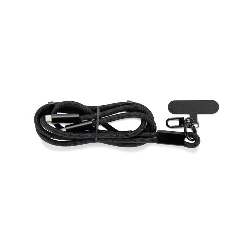 Șnur pentru telefon cu funcție de încărcare 60W Chard Negru