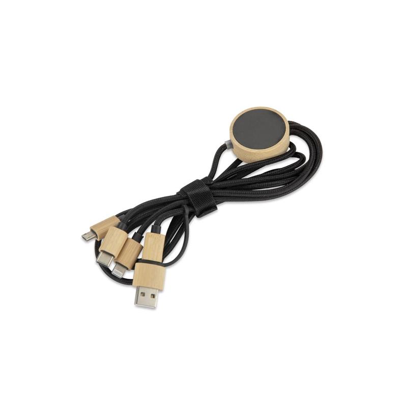 Cablu USB 4 în 1 Glowik