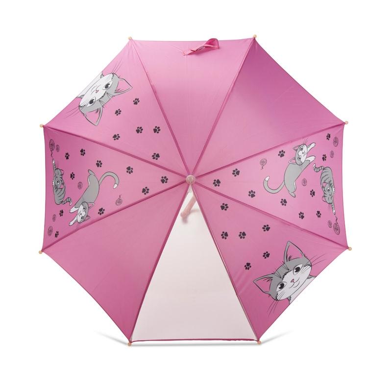 Umbrelă pentru copii Miau Roz