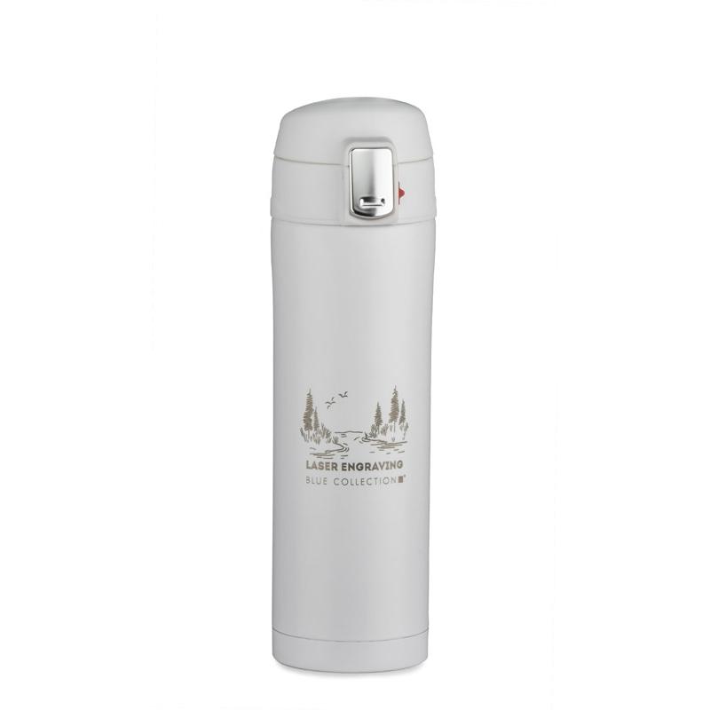 Cană termică Lock Mat 440 ml Alb