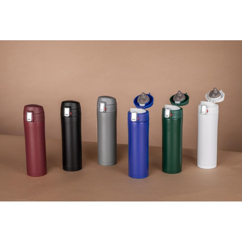Cană termică Lock Mat 440 ml Alb