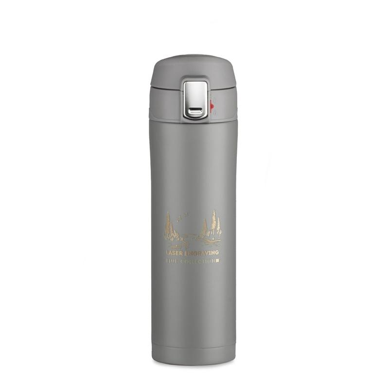 Cană termică Lock Mat 440 ml Gri