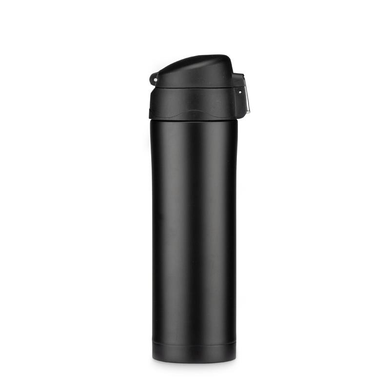 Cană termică Lock Mat 440 ml Negru
