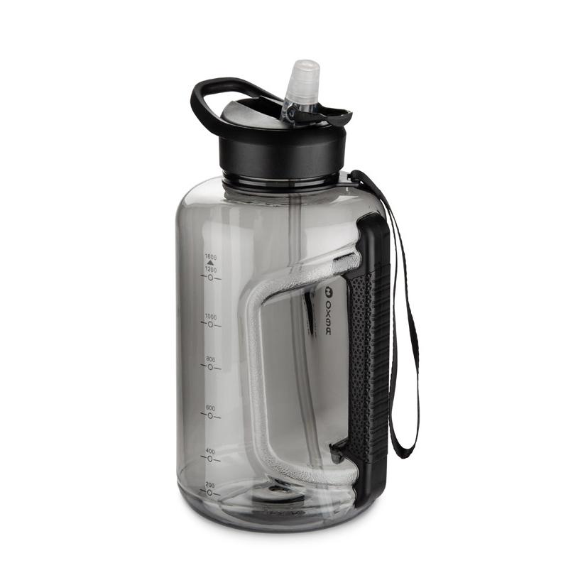 Sticlă de apă cu mâner Hardi 1600 ml Negru