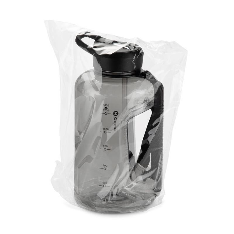 Sticlă de apă cu mâner Hardi 1600 ml Negru