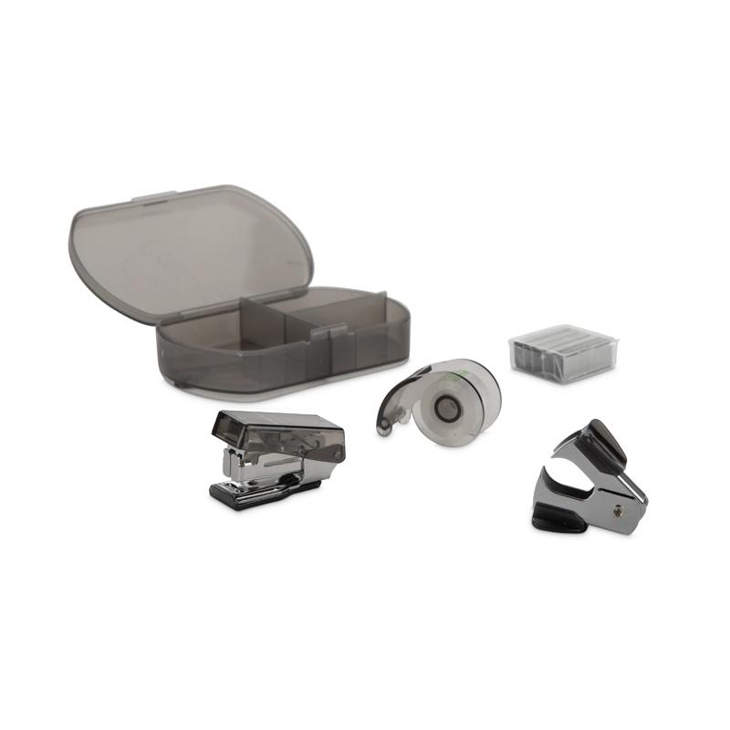 Set de ustensile de birou Docsy Negru