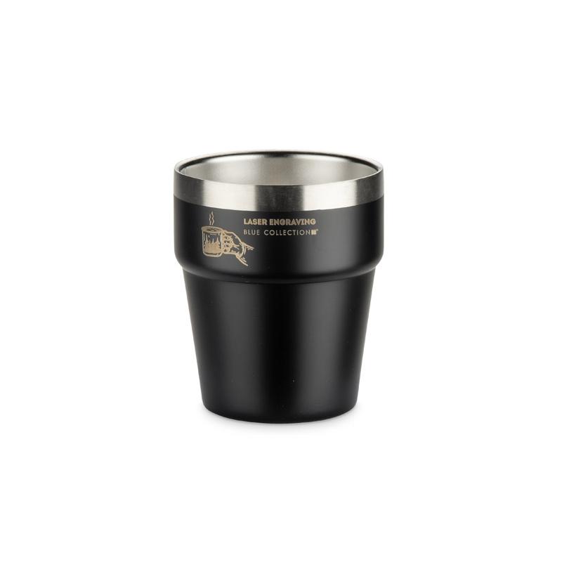 Cană din oțel inoxidabil reciclat Makel 300 ml Negru