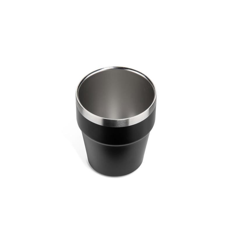 Cană din oțel inoxidabil reciclat Makel 300 ml Negru