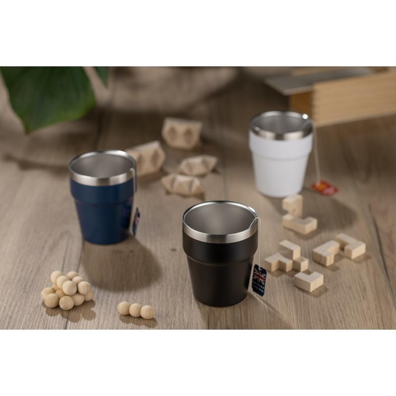 Cană din oțel inoxidabil reciclat Makel 300 ml Negru