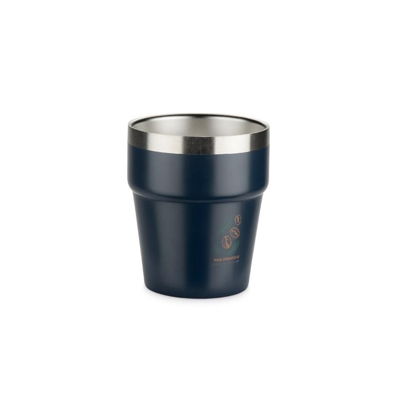 Cană din oțel inoxidabil reciclat Makel 300 ml Bleumarin