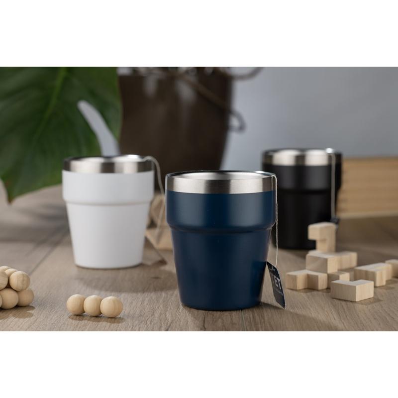 Cană din oțel inoxidabil reciclat Makel 300 ml Bleumarin