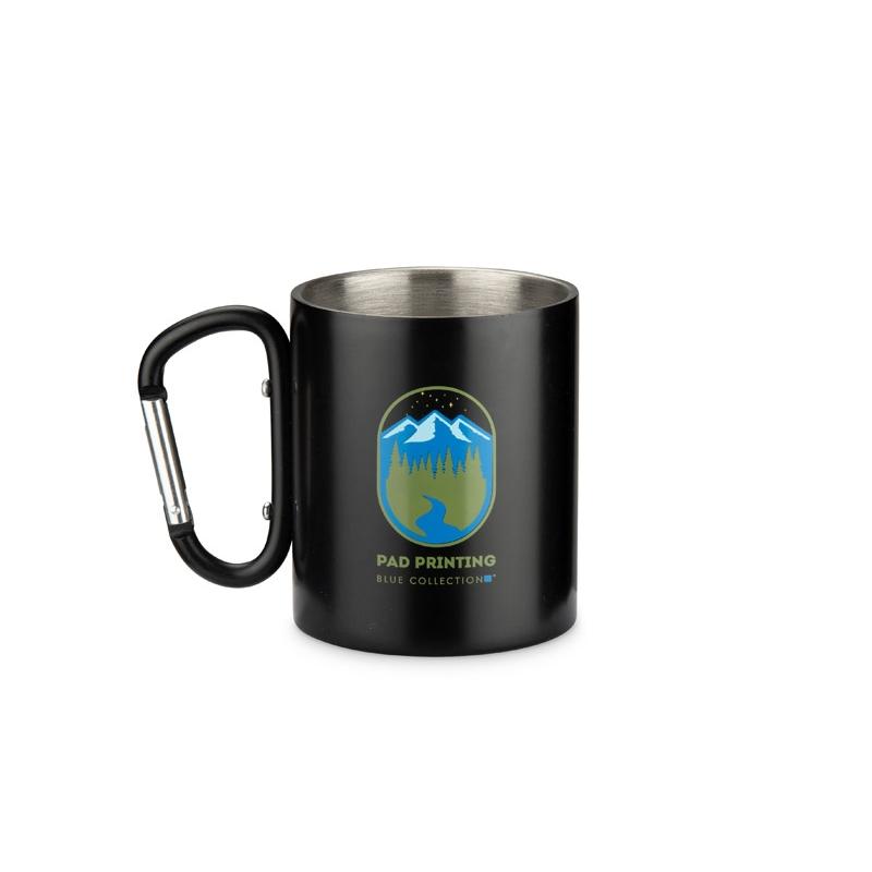 Cană din oțel inoxidabil reciclat Vivo 250 ml Negru