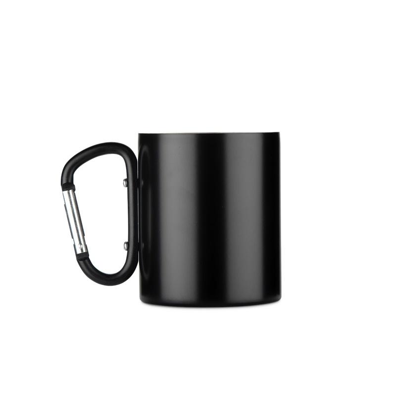 Cană din oțel inoxidabil reciclat Vivo 250 ml Negru