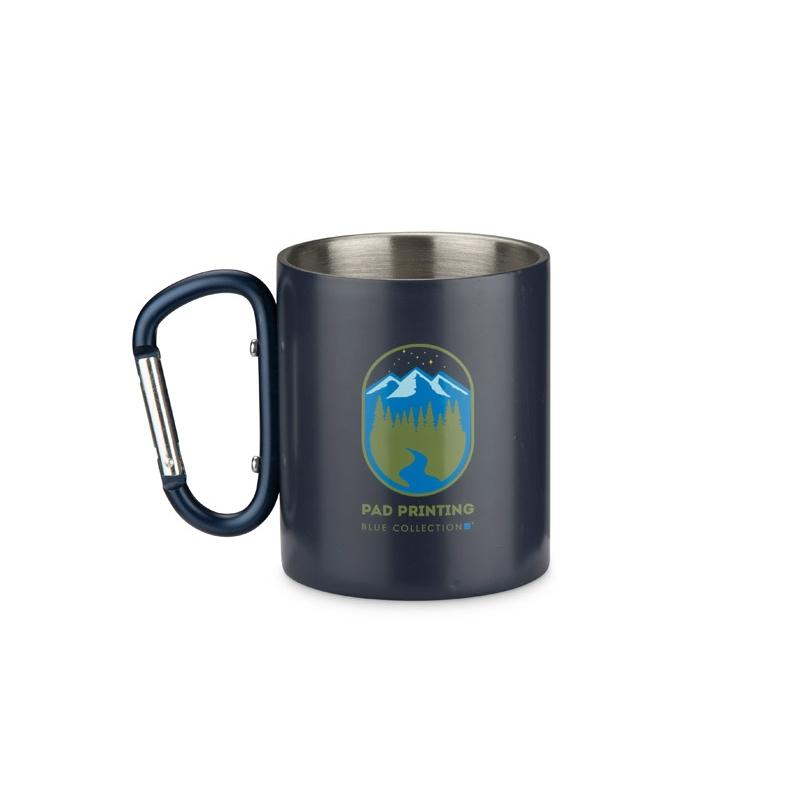 Cană din oțel inoxidabil reciclat Vivo 250 ml Bleumarin