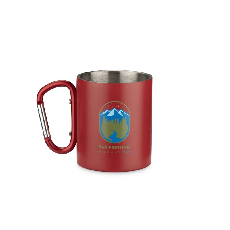 Cană din oțel inoxidabil reciclat Vivo 250 ml Roșu