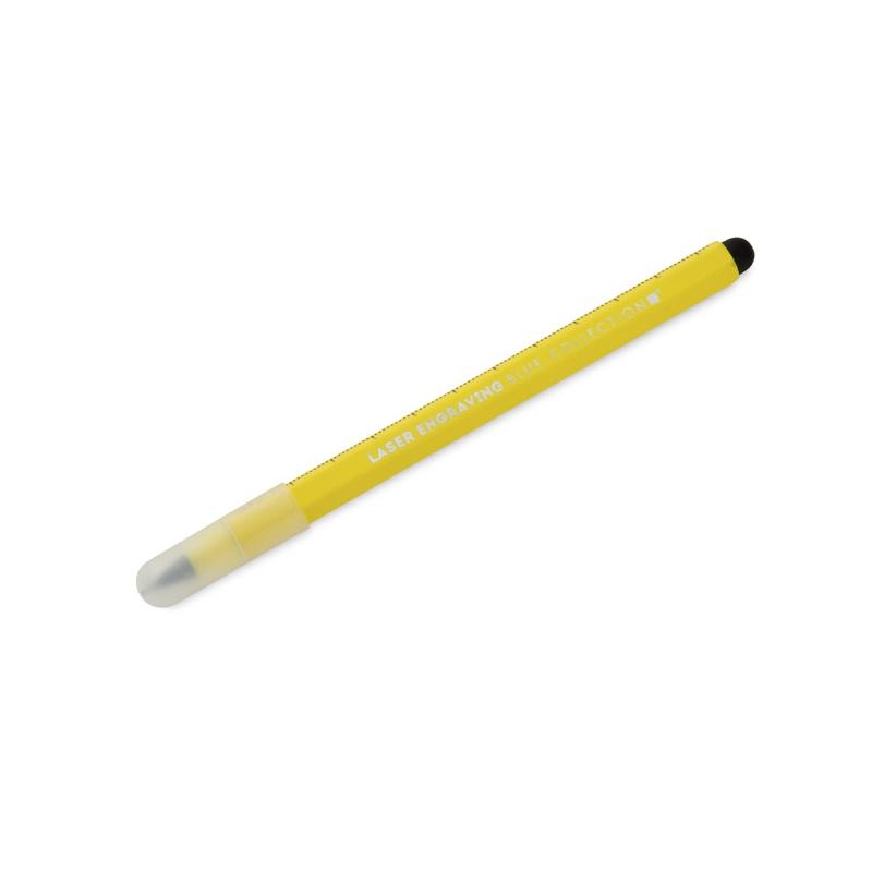 Creion tip stilou cu riglă Drawi Galben