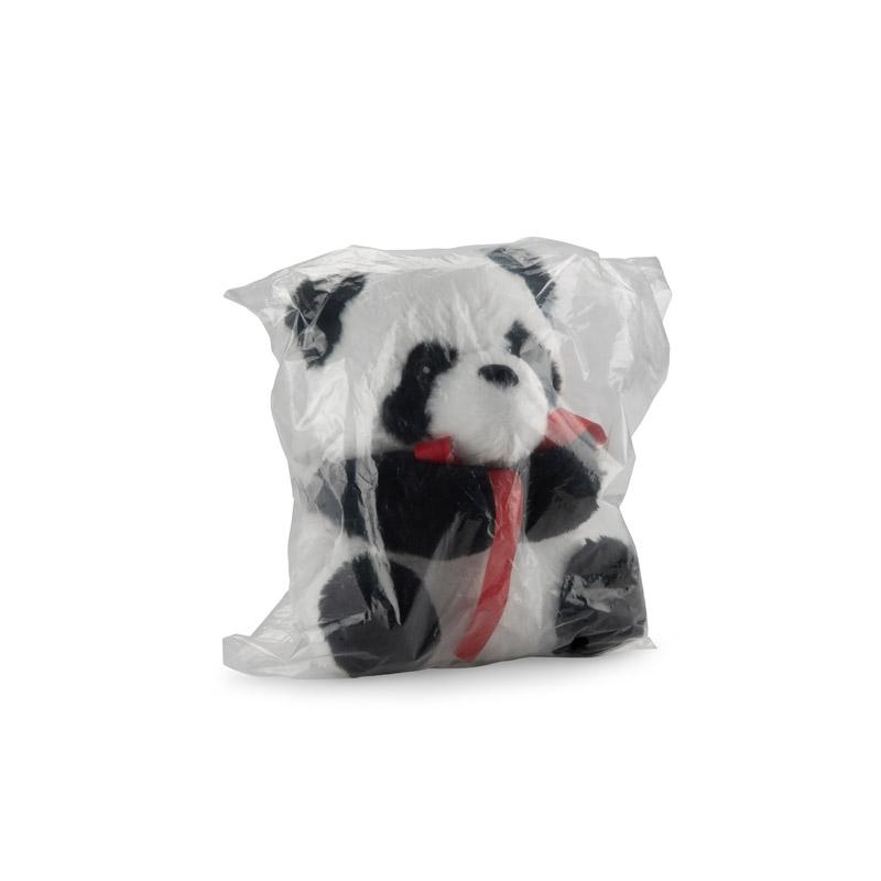 Jucărie de pluș cu sticlă de apă caldă Lunka Negru