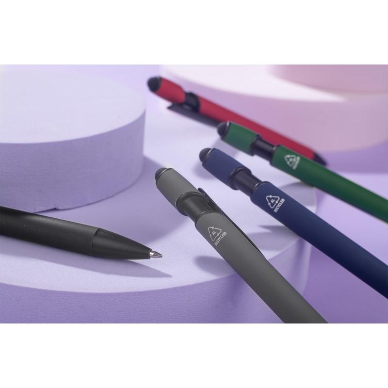 Pix cu stylus pentru ecrane tactile Poki Gri