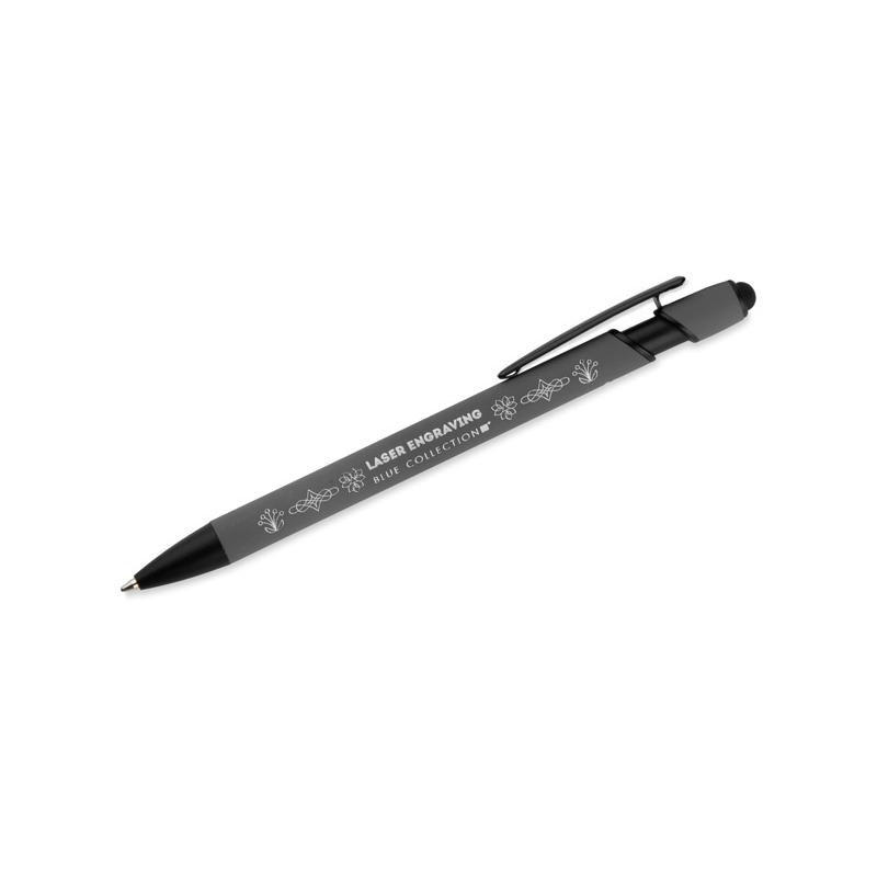 Pix cu stylus pentru ecrane tactile Poki Gri