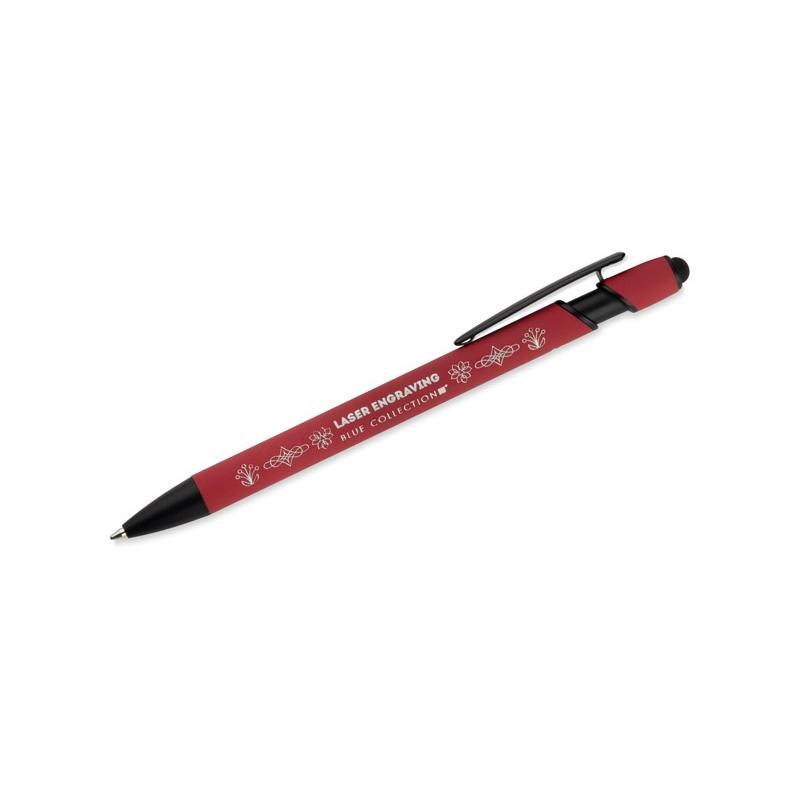 Pix cu stylus pentru ecrane tactile Poki Roșu
