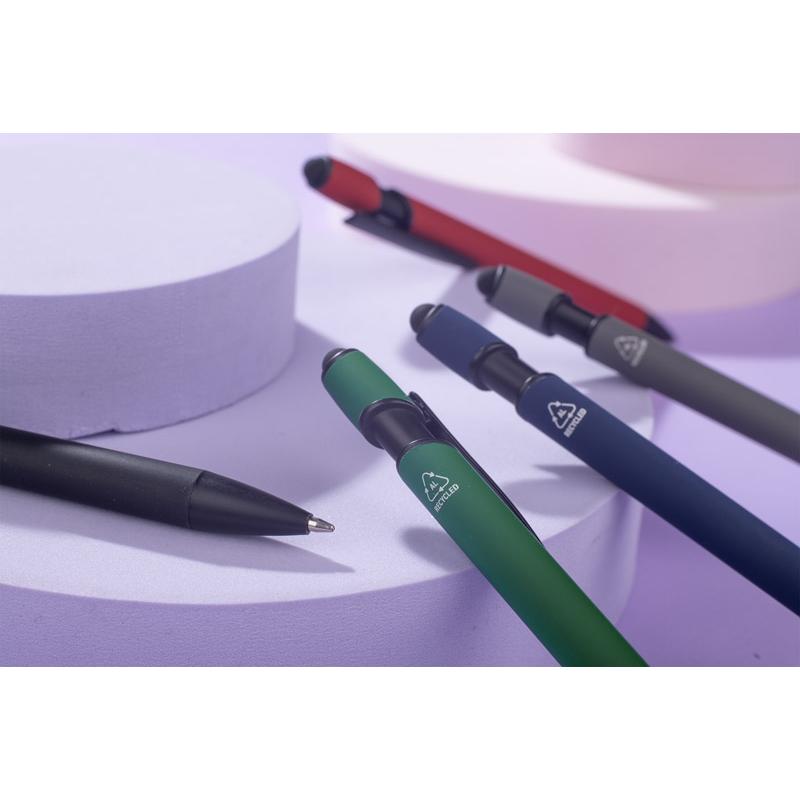 Pix cu stylus pentru ecrane tactile Poki Verde inchis