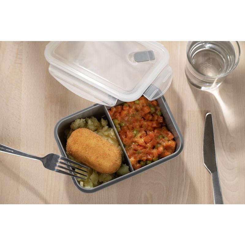 Caserolă pentru alimente Smaczi, 800 ml Gri carbon