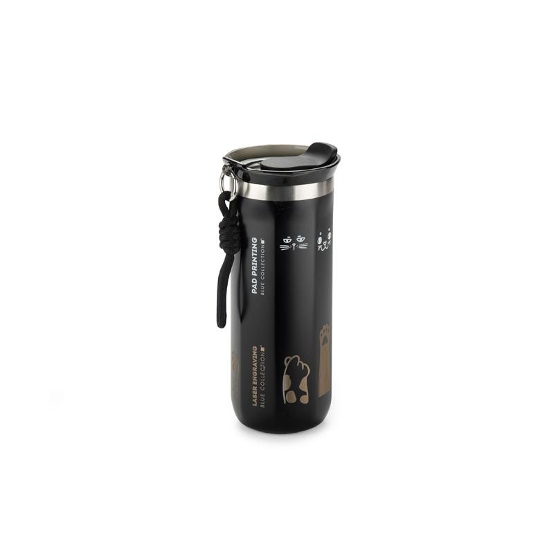 Cană termoizolantă Magus, 450 ml Negru