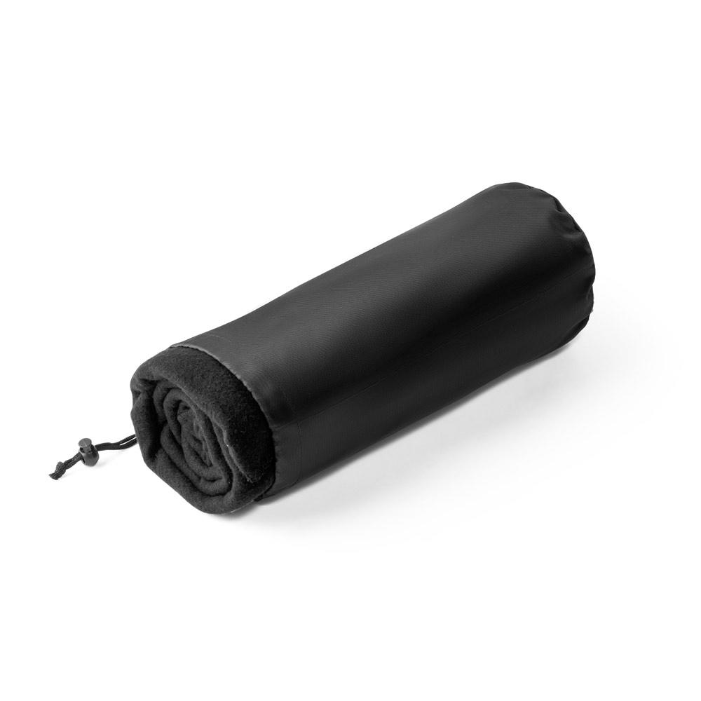 GALLIOT. Pătură de rPET Negru