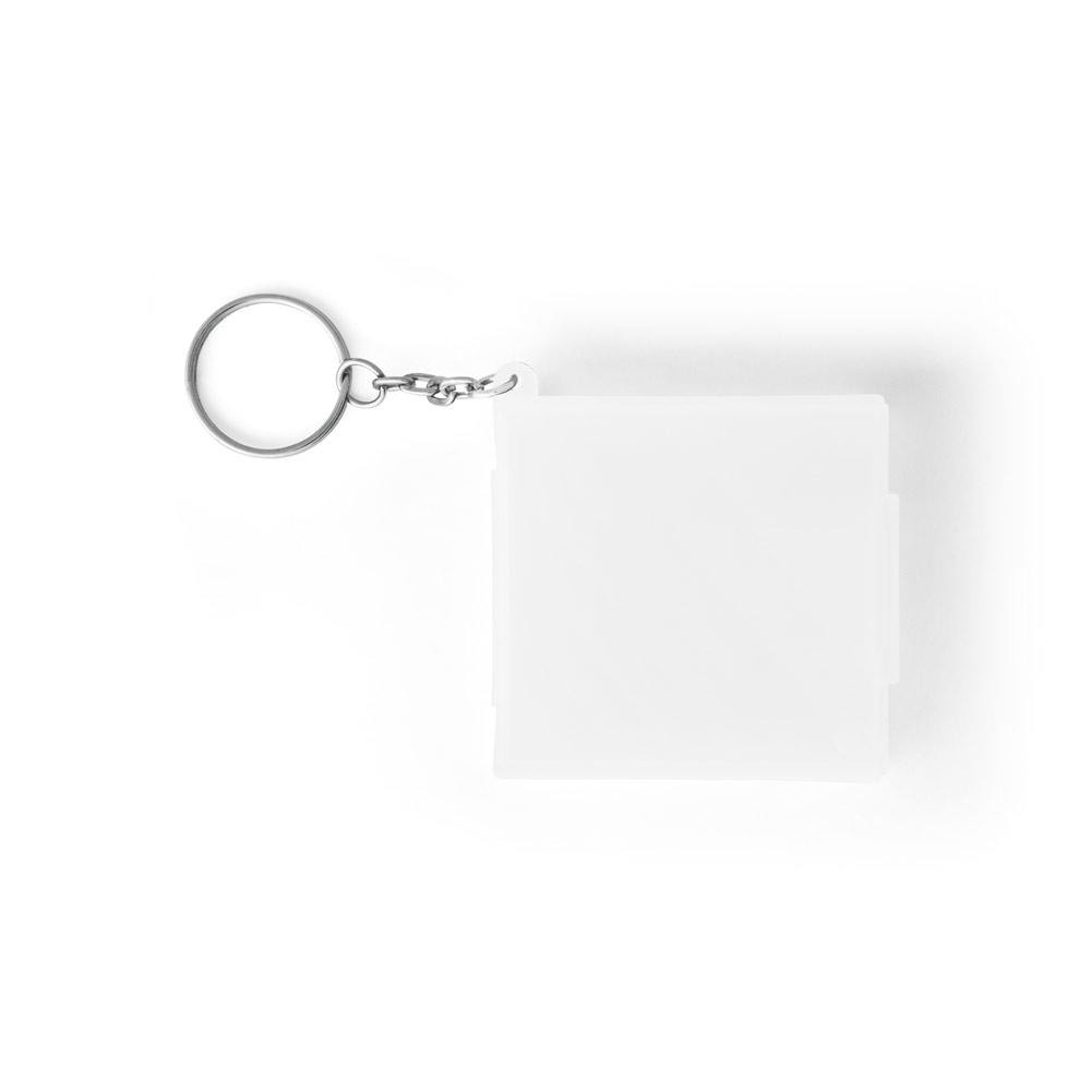 Breloc cutiuță din plastic Alb