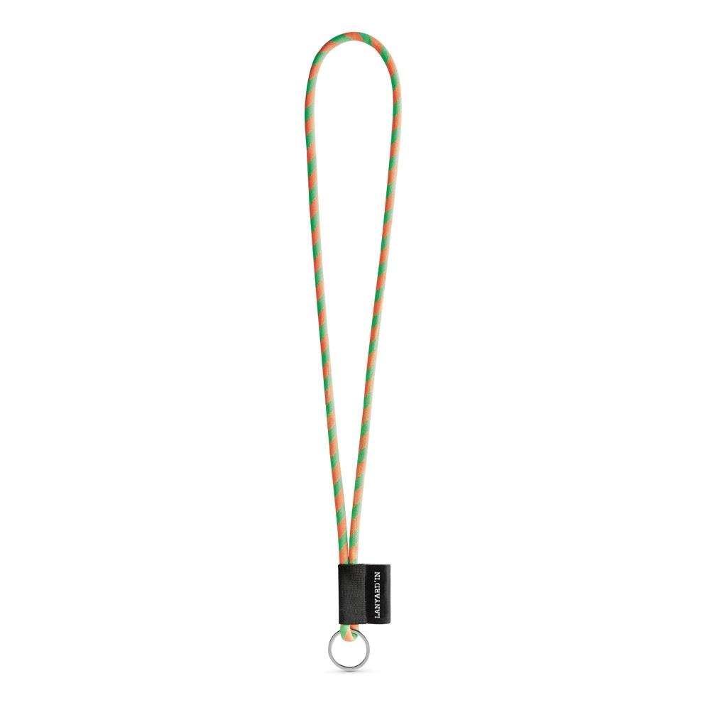 Lanyard Tube Long Set I. Modele standard 368 - Verde hexacrom/Portocaliu