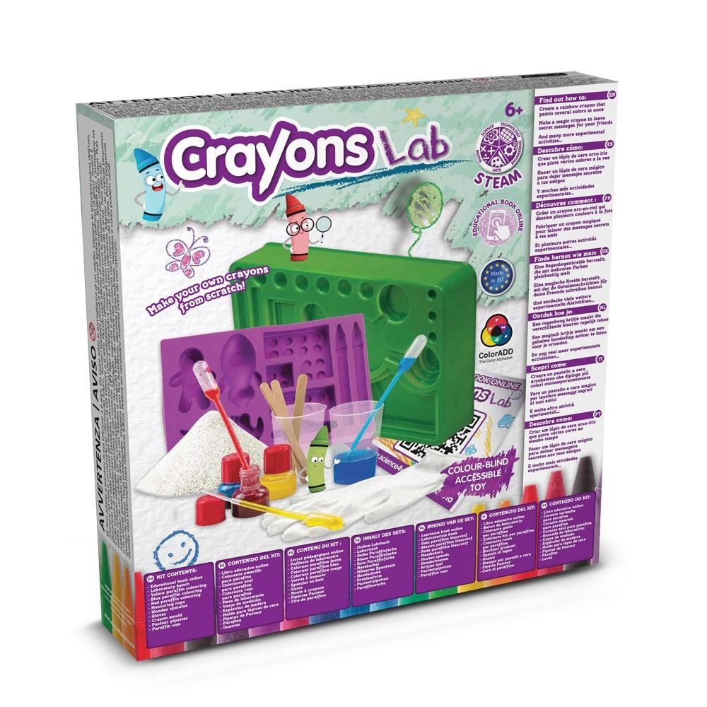 Crayon Factory Kit IV. Joc educațional furnizat cu o pungă cadou din hârtie kraft (115 g/m²) Natural